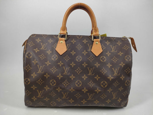 LOUIS VUITTON Monogram Speedy 35 Boston Bag