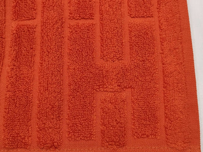 HERMES Hand Towel Orange Other Accessories