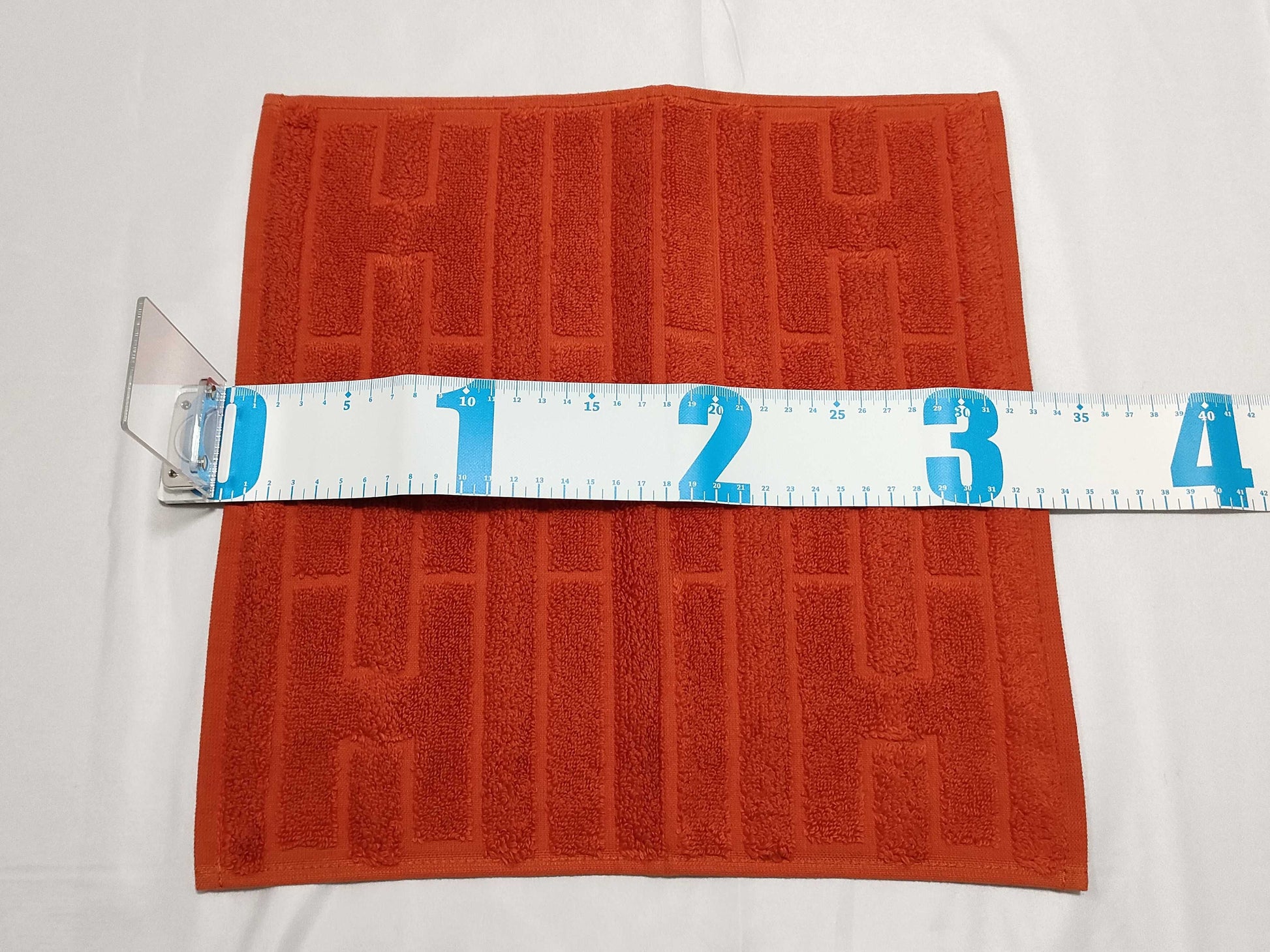 HERMES Hand Towel Orange Other Accessories