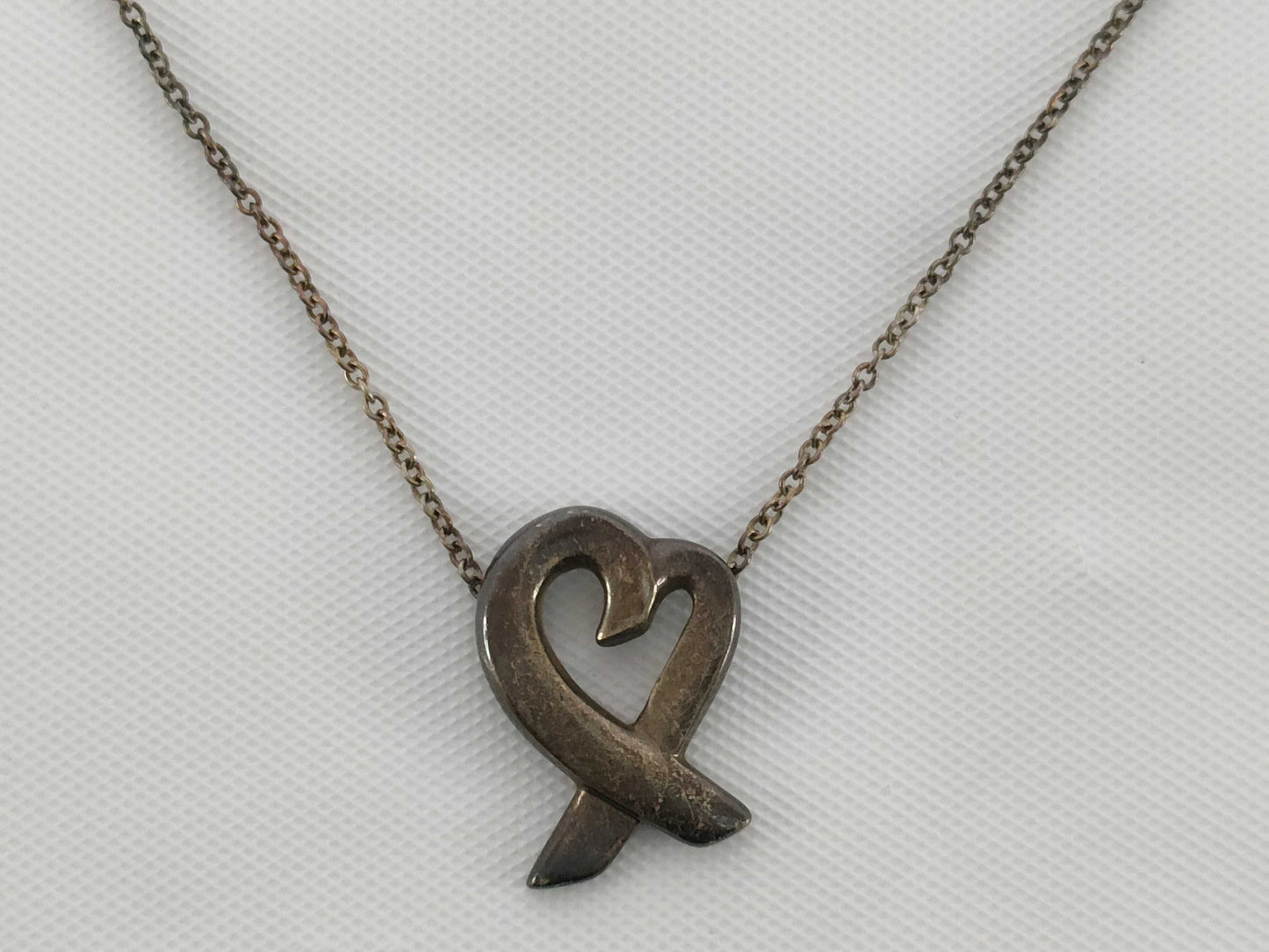 Tiffany & Co. SV925 Loving Heart Necklace