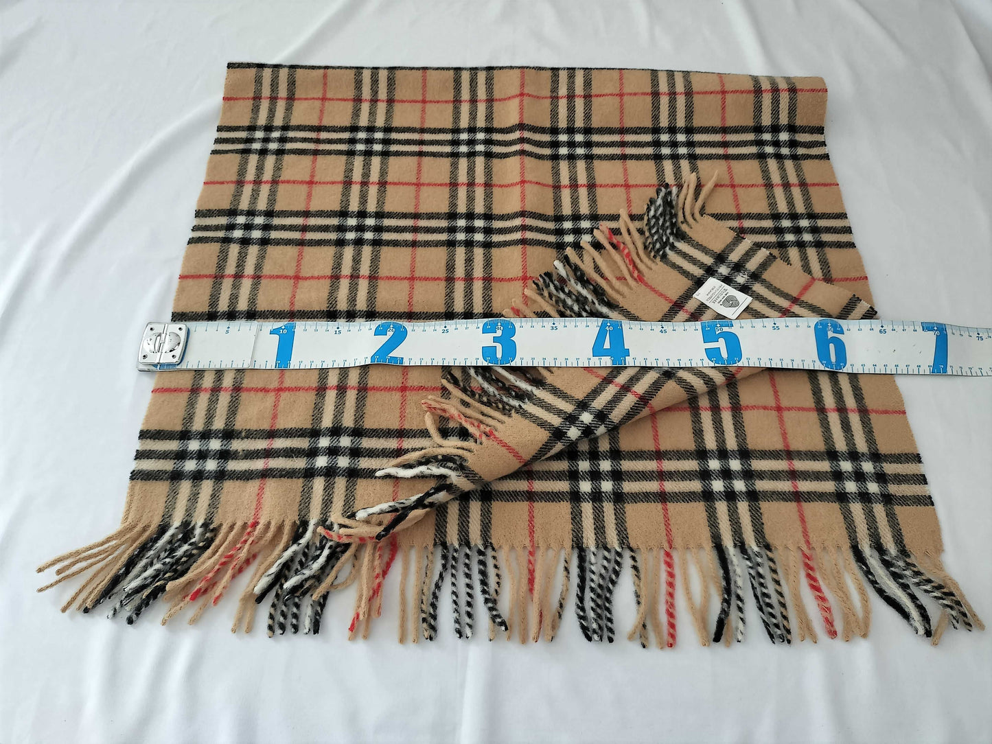 BURBERRY Nova Check/Shawl Pure New Wool Scarf