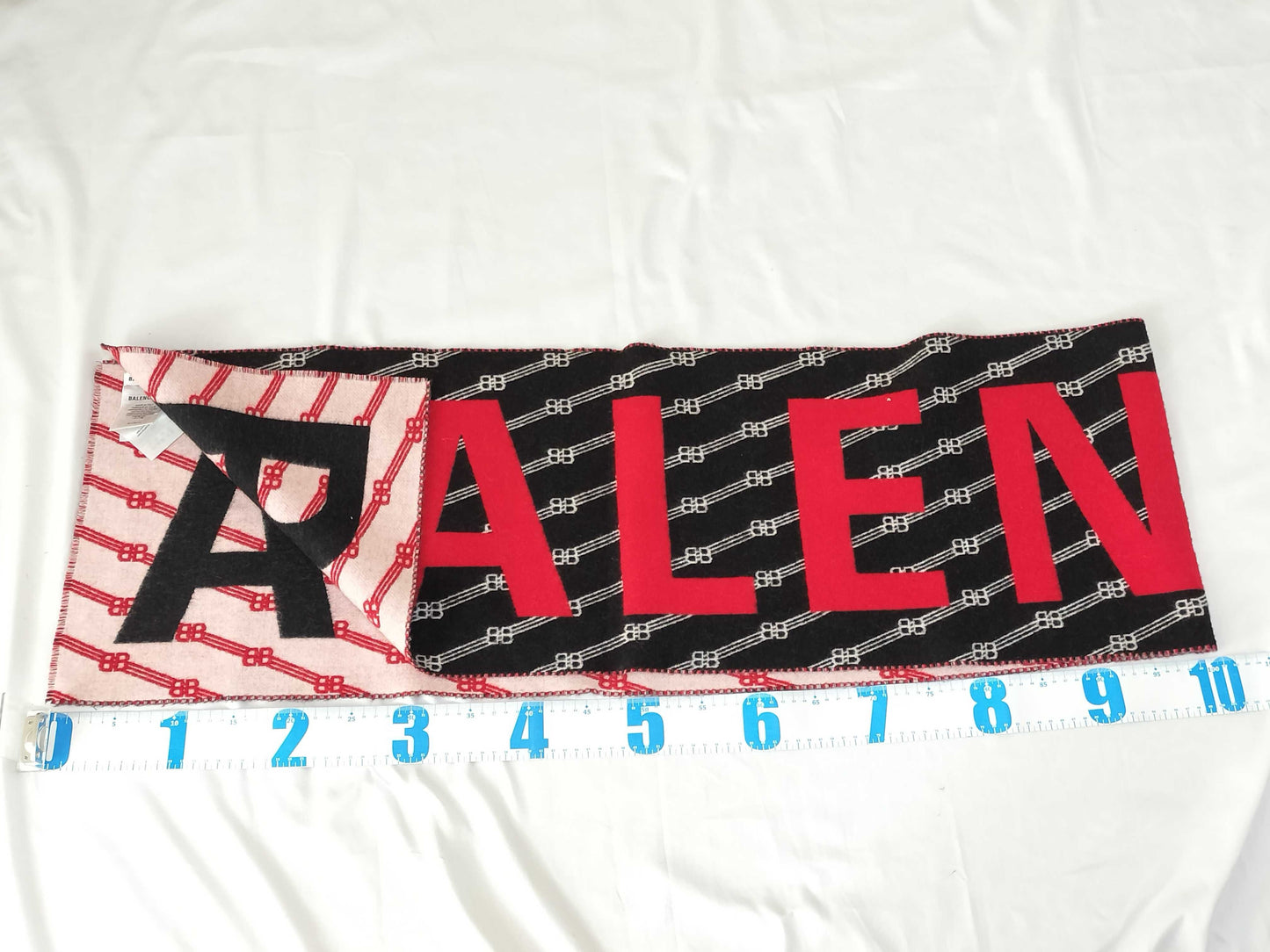 BALENCIAGA Logo Scarf/30*205cm Italian Wool Scarf