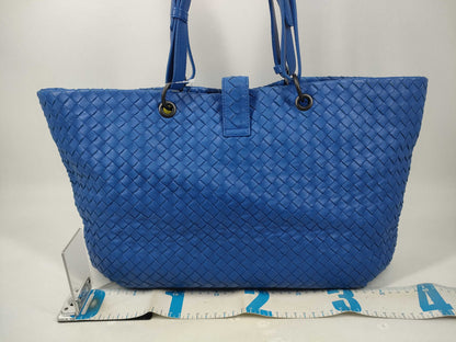 BOTTEGA VENETA Intrecciato Handbag Blue Handbag