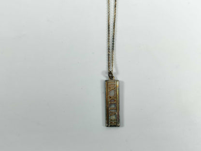Tiffany & Co. Atlas 925 Stamped Atlas Bar NC 8.8g Necklace