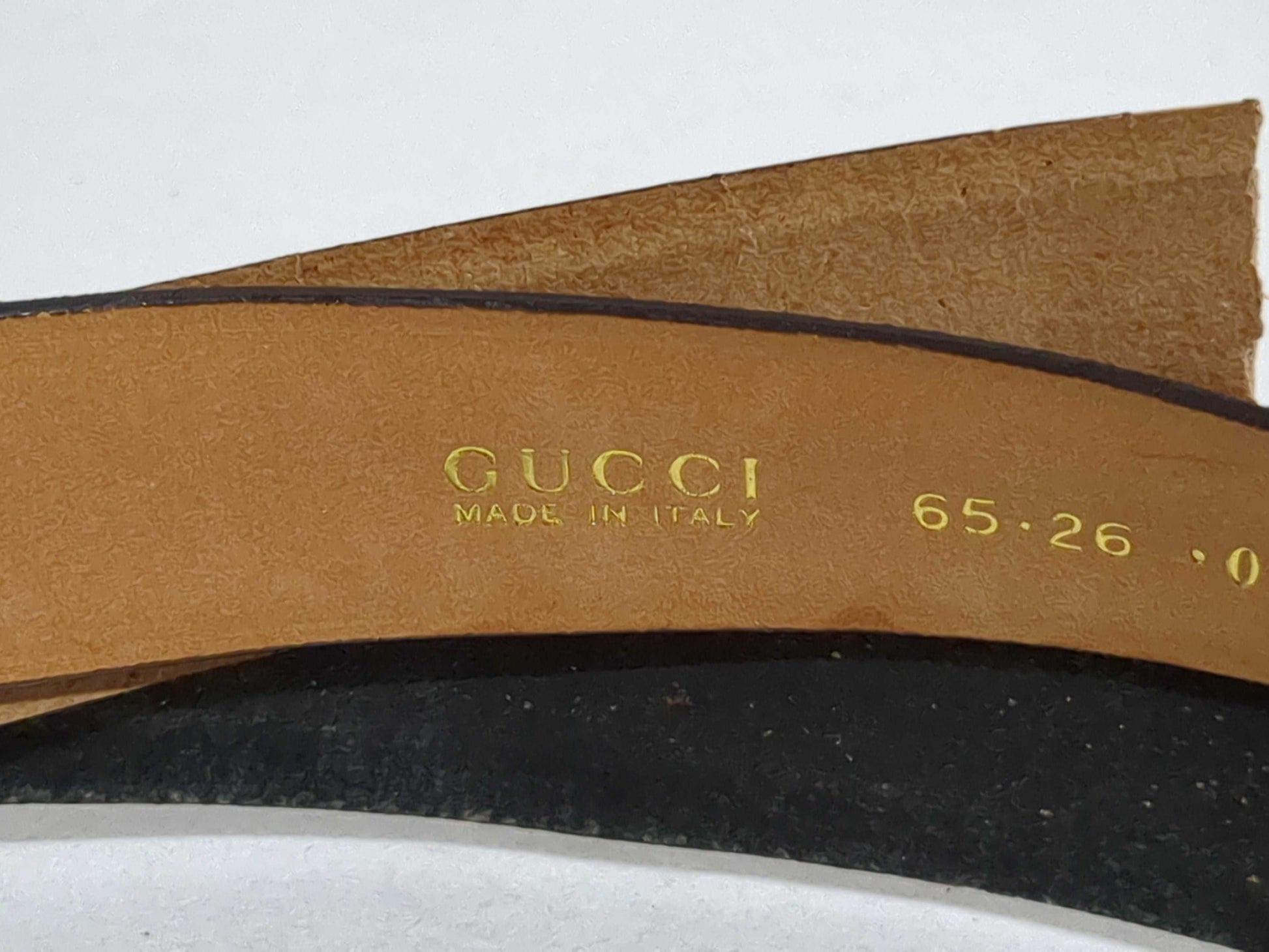 GUCCI 036.0394.1393.65.26/65.26.037.1450.1186 Belt 