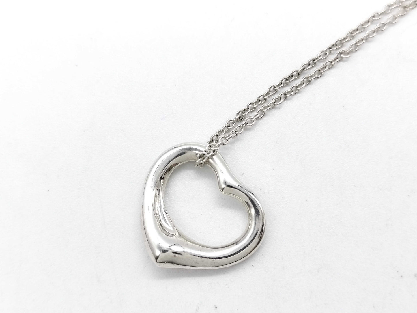 Tiffany & Co. Open Heart Necklace 925
