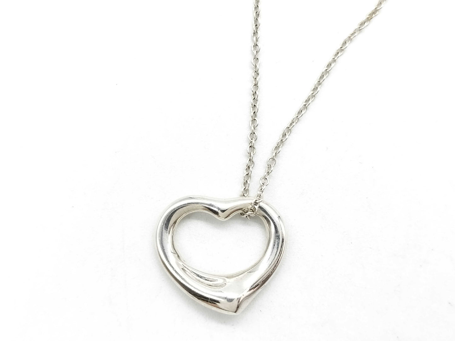 Tiffany & Co. Open Heart Necklace 925