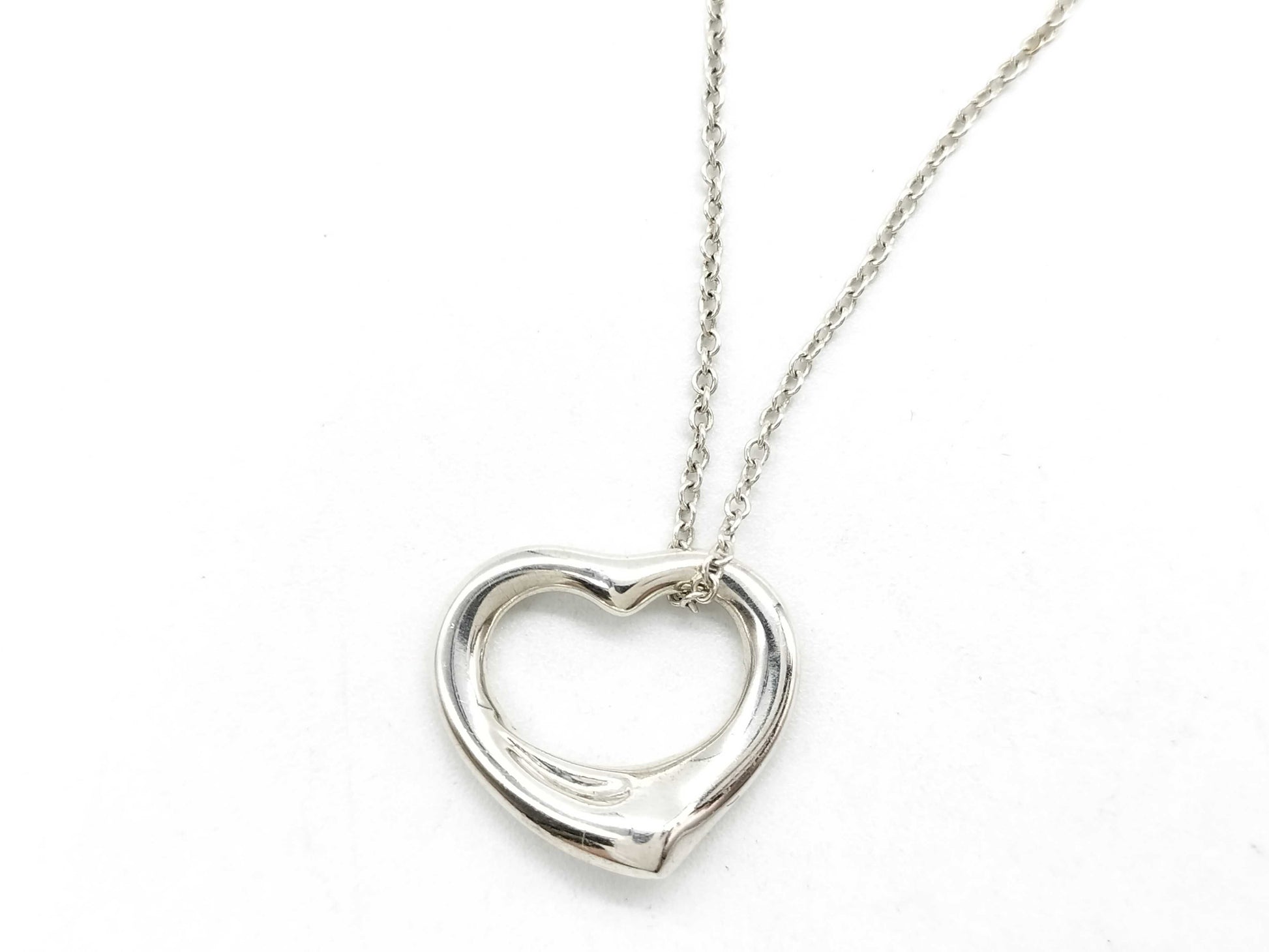 Tiffany & Co. Open Heart Necklace 925