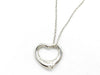 Tiffany & Co. Open Heart Necklace 925