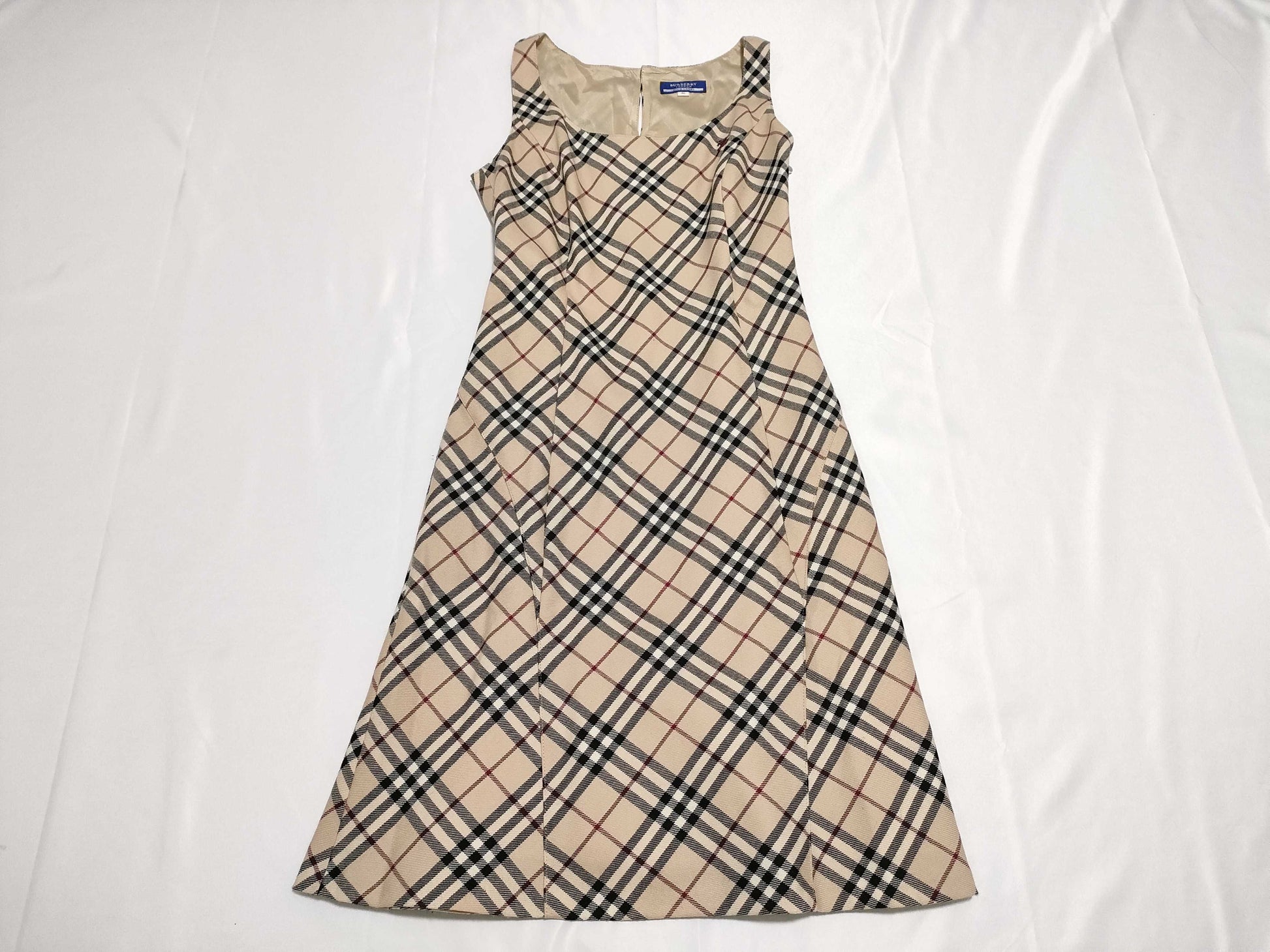 BURBERRY Blue Label Nova Check Dress Sleeveless Dress