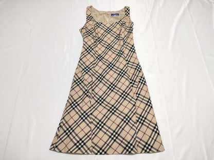 BURBERRY Blue Label Nova Check Dress Sleeveless Dress