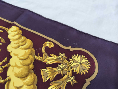 HERMES Carre Carre 90 COSMOS scarf with missing tag