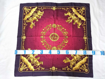 HERMES Carre Carre 90 COSMOS scarf with missing tag