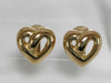 Dior Heart CD Logo Gold Color Earrings