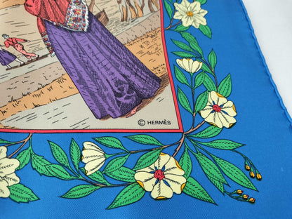 HERMES Carre COSTUMES DES DEPARTEMENTS Scarf