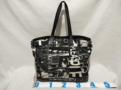 PRADA Nylon COMICS/Deteriorated Tote Bag