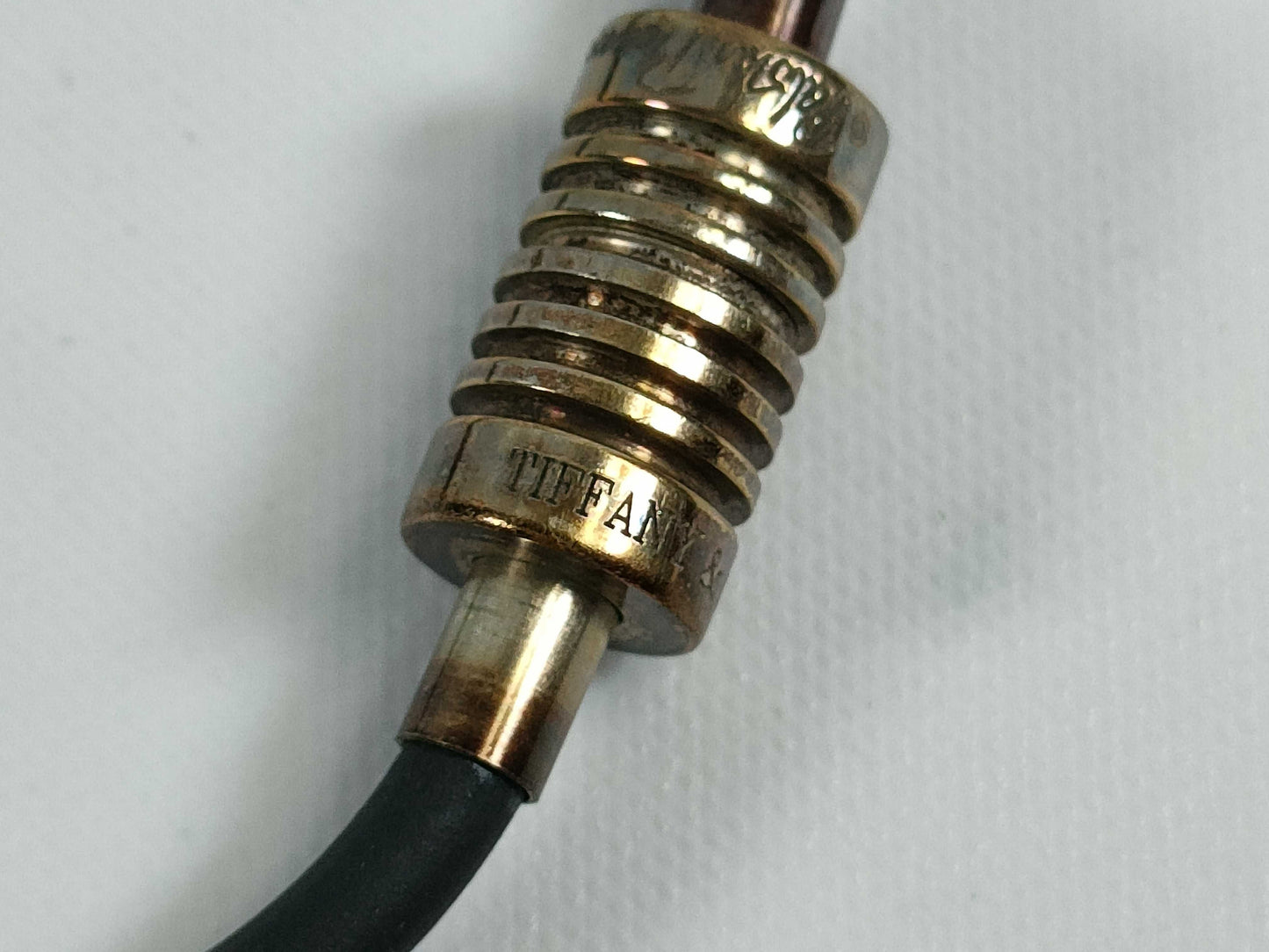 Tiffany & Co. Paloma Groove Surfer Bracelet, Rubber, SV925, 7.8g, Bracelet/Bangle