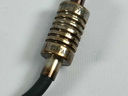 Tiffany & Co. Paloma Groove Surfer Bracelet, Rubber, SV925, 7.8g, Bracelet/Bangle