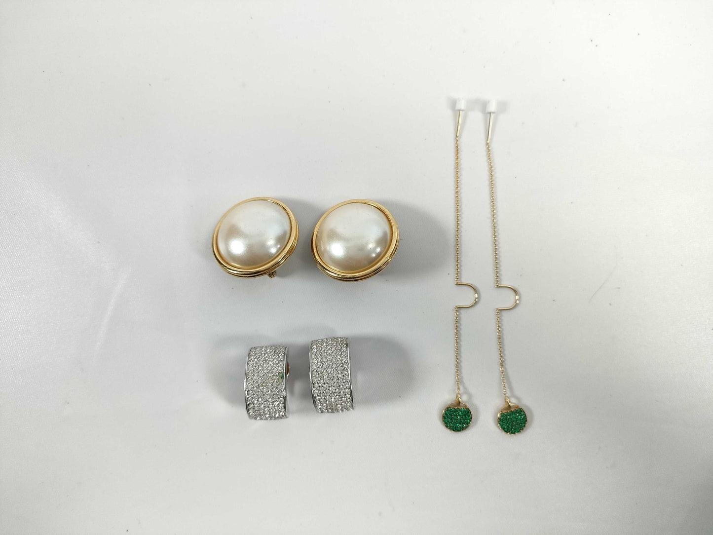 Dior Monet Swarovski Earrings Pierced Earrings Accessories Summary Accessories Summary 