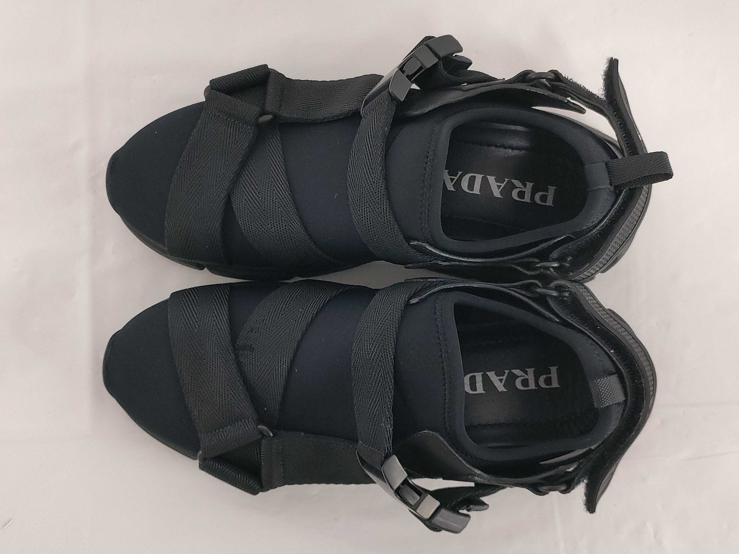 PRADA Webbing Trim Neoprene Size 36 Sandals
