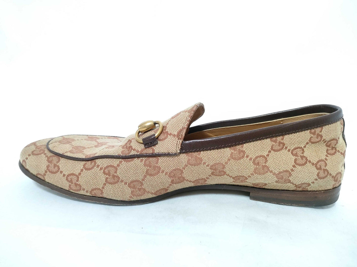 GUCCI GG Canvas GG Canvas Jackie Hardware Loafers Loafers