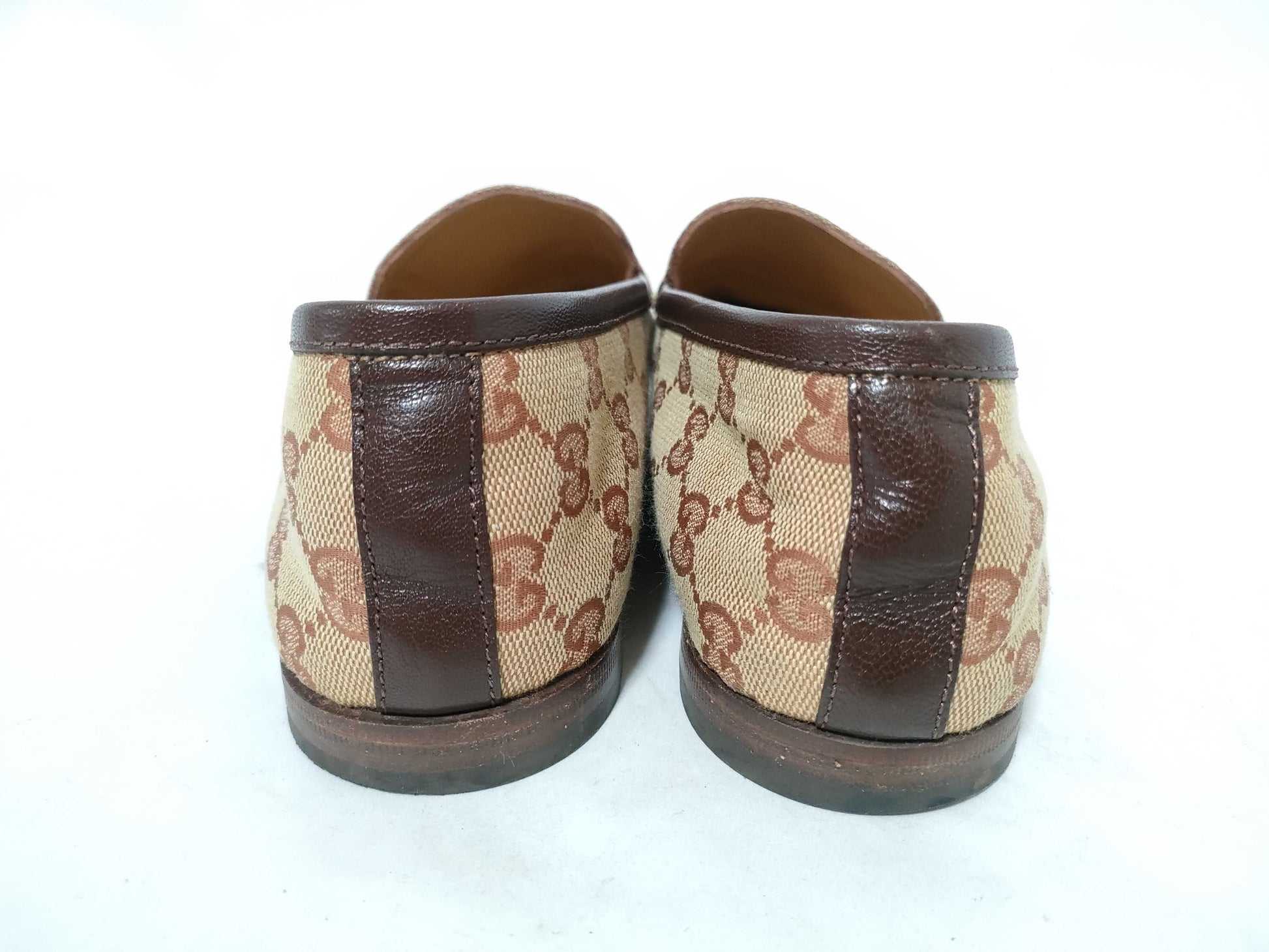 GUCCI GG Canvas GG Canvas Jackie Hardware Loafers Loafers