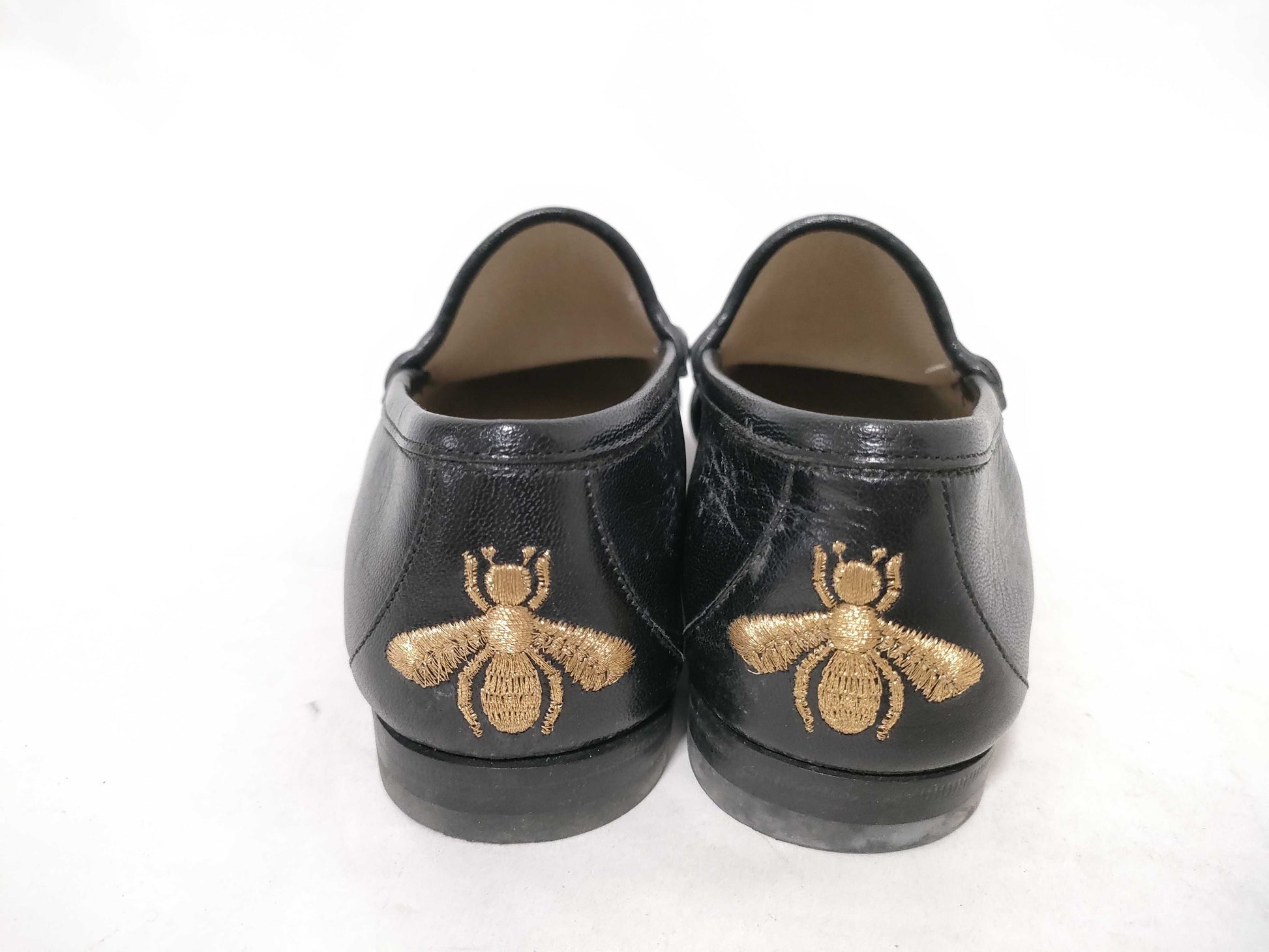 GUCCI Jackie hardware tweed loafers