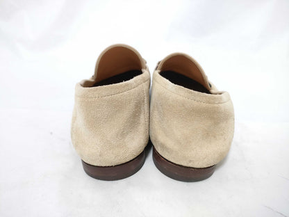 GUCCI Jackie Hardware Suede Loafers