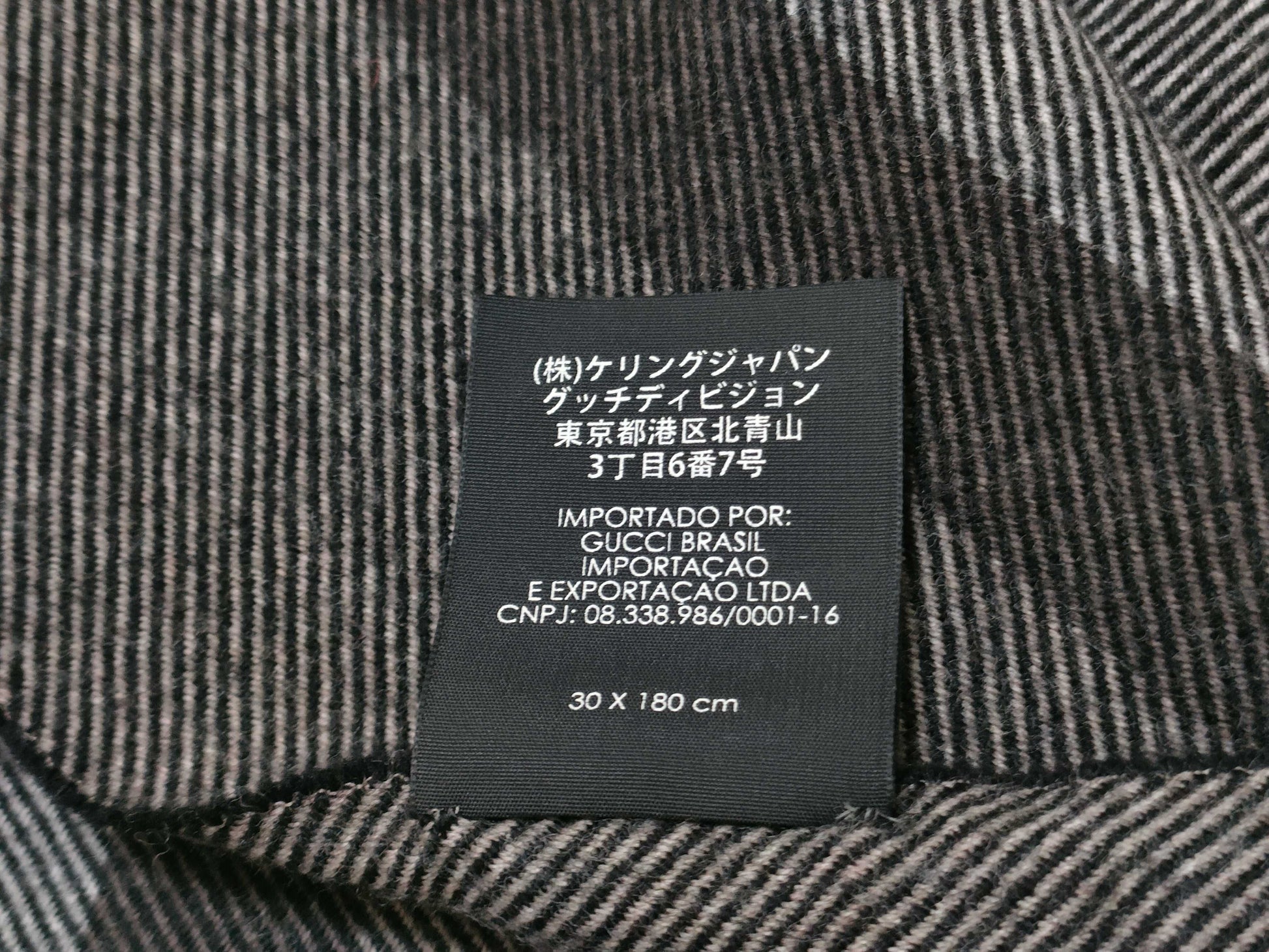 GUCCI Striped Scarf Other Accessories