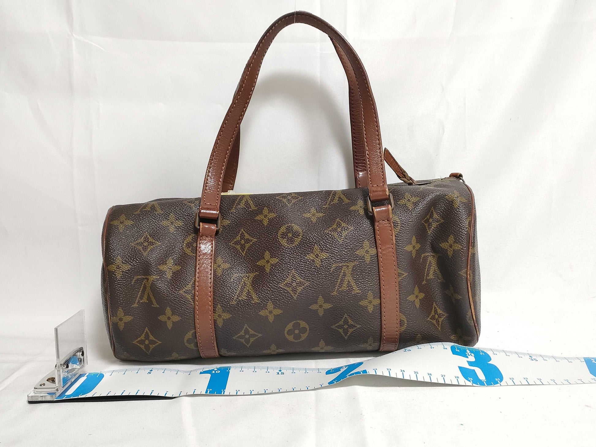 LOUIS VUITTON Monogram M51385 Papillon 30 Old Handbag with Pouch