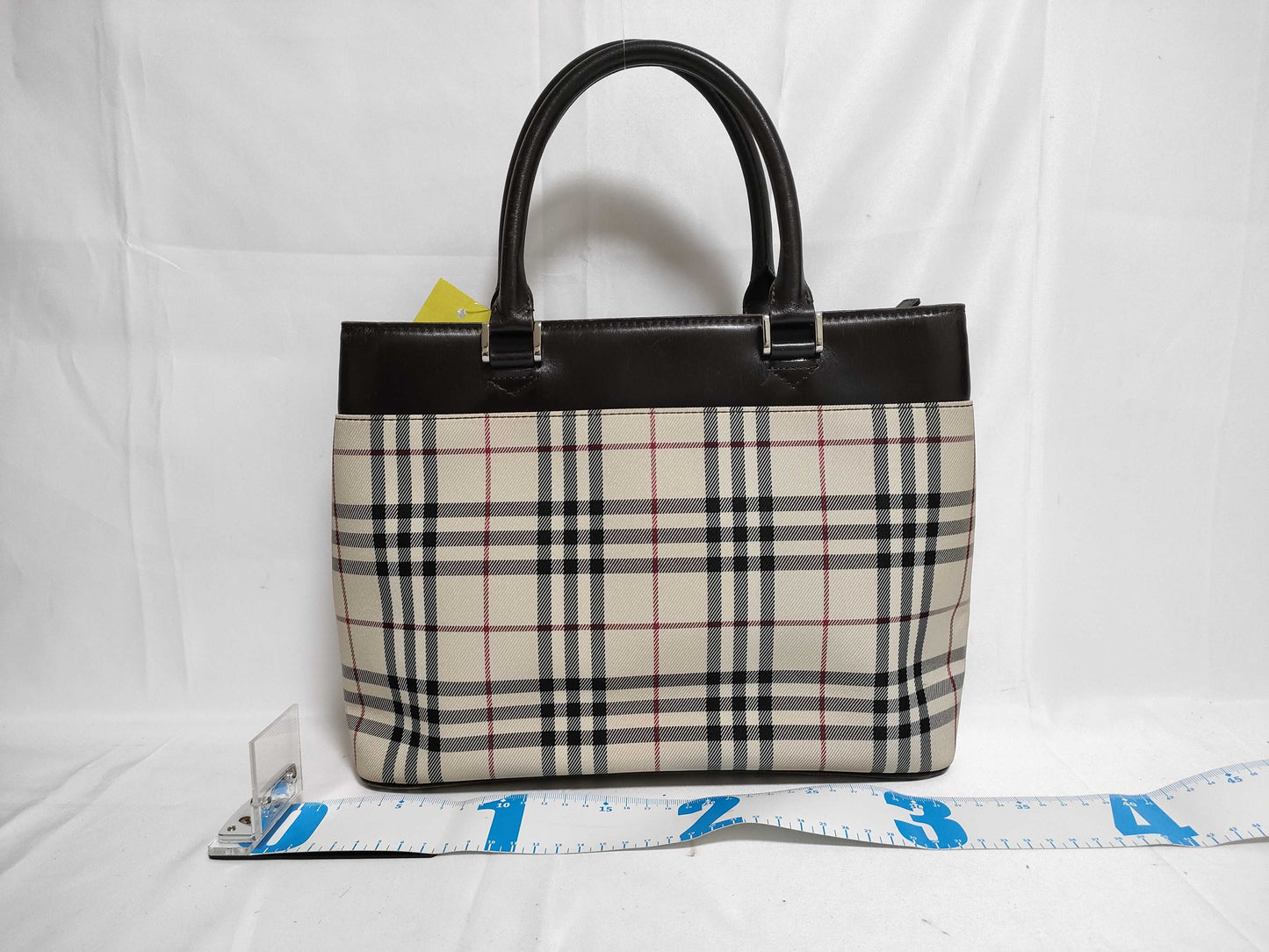 BURBERRY Nova Check Handbag Handbag