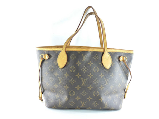 LOUIS VUITTON Monogram M40155 Neverfull PM Old Model Tote Bag