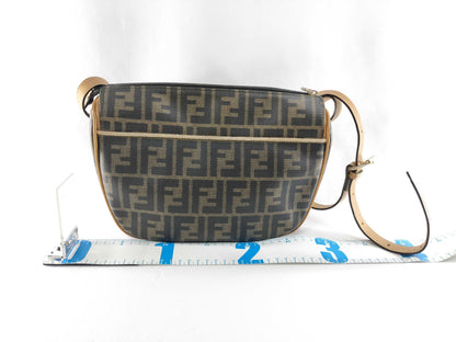FENDI Zucca pattern old shoulder bag with top zipper