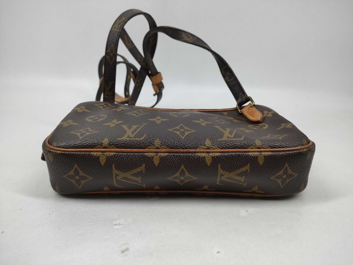 LOUIS VUITTON Monogram M51828 Pochette Marly Bandouliere Shoulder Bag