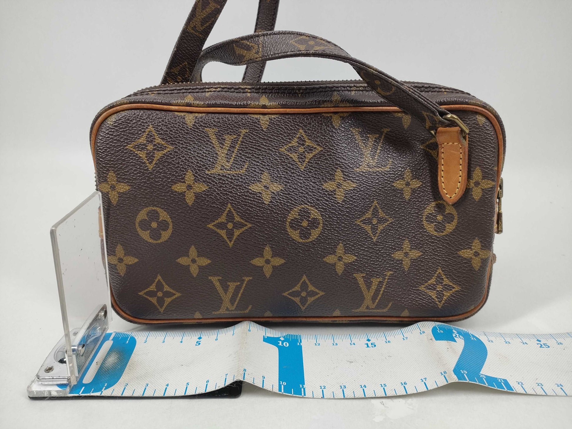 LOUIS VUITTON Monogram M51828 Pochette Marly Bandouliere Shoulder Bag