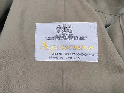 Aquascutum Check Green Coat