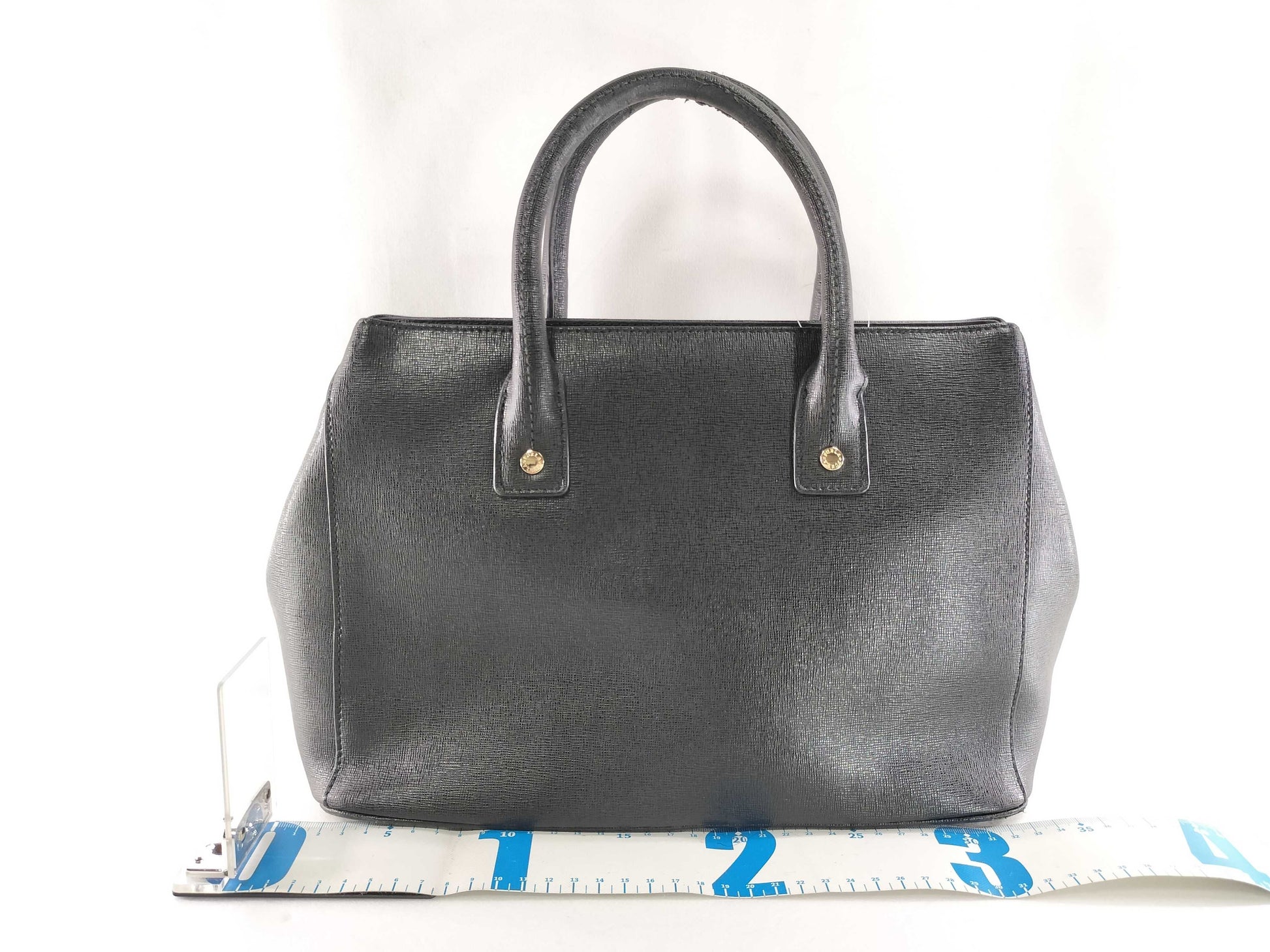 FURLA 2-way handbag with bag charm, black