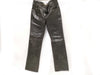CELINE Leather Pants with Metal Plates and Mildew