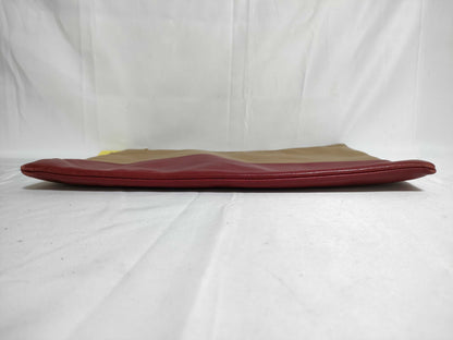 CELINE Leather Clutch Two-Tone Clutch Bag