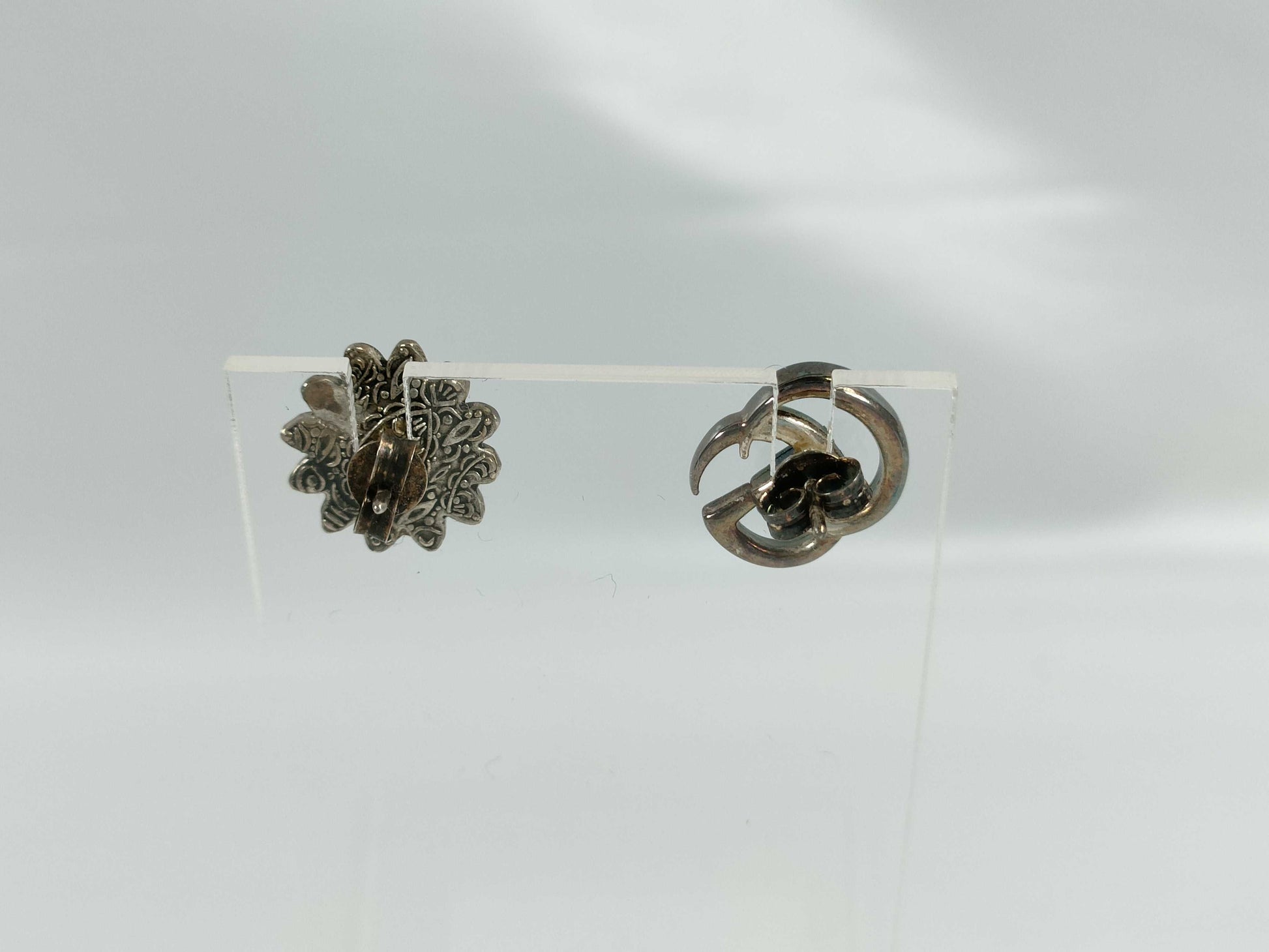 GUCCI 925 GG/Flower Design Earrings