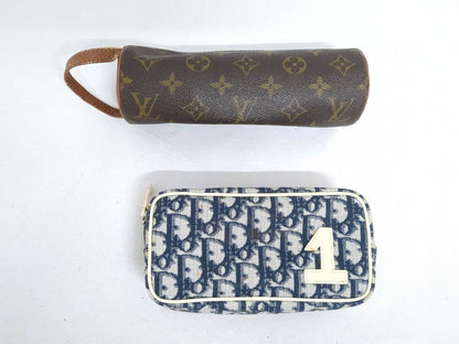 LOUIS VUITTON Monogram Dior Trotter Pouch Set of 2
