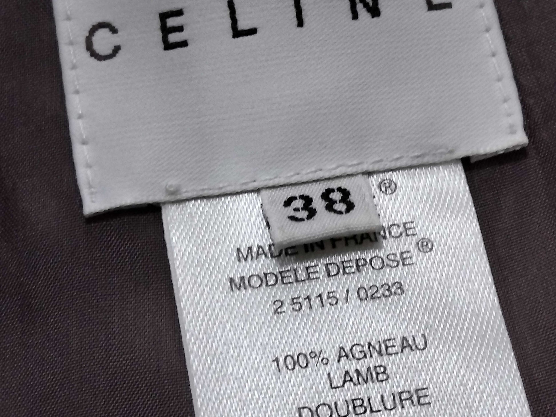 CELINE Lambskin Set-Up Jacket Other Apparel