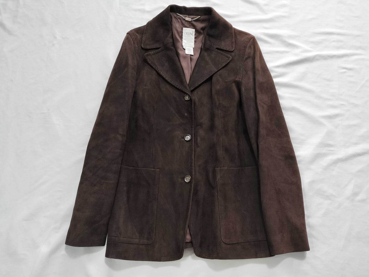 CELINE Lamb Leather Jacket Coat DBR Jacket