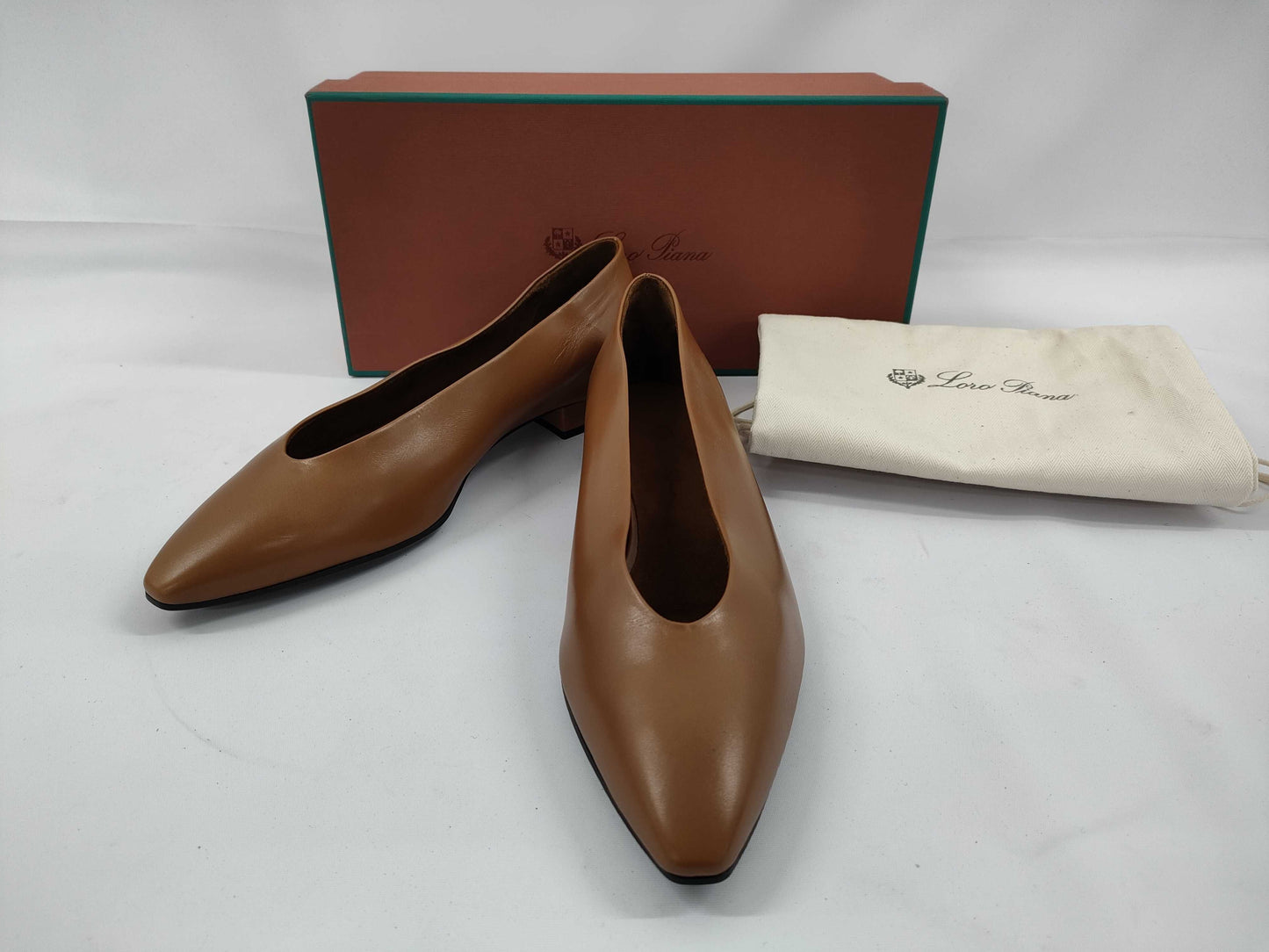 Loro Piana Leather Loafers
