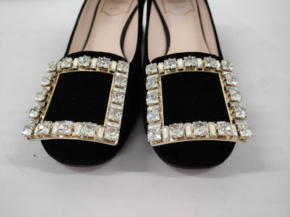 Roger Vivier Beaded Suede Pumps Pumps