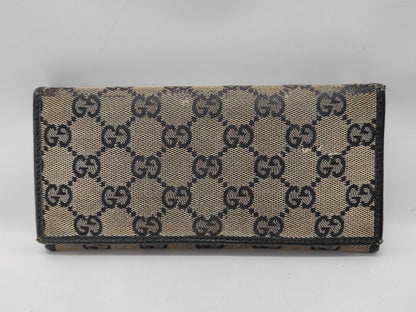 PRADA GG Canvas Long Wallet
