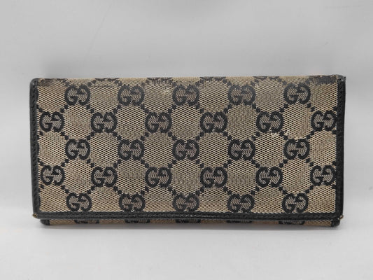 PRADA GG Canvas Long Wallet