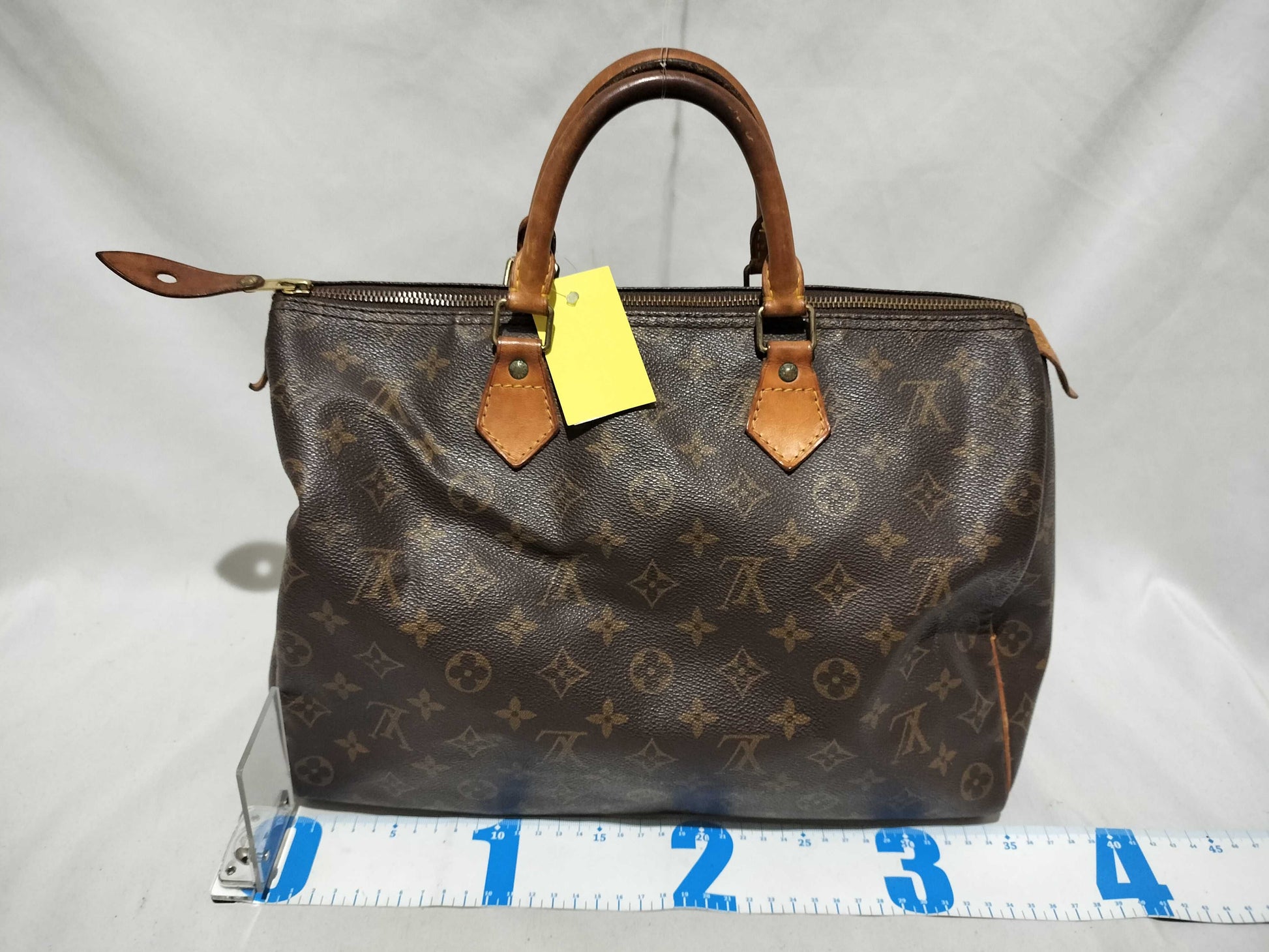 LOUIS VUITTON Monogram Speedy 35 Boston Bag