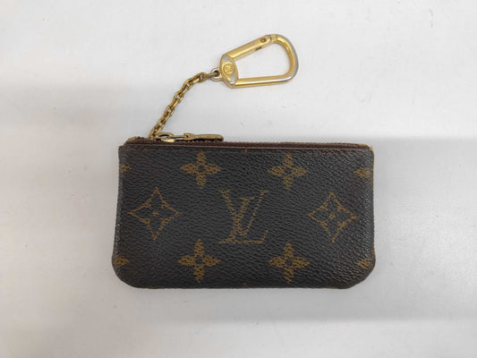 LOUIS VUITTON Monogram Pochette Cle M62650 Coin Case