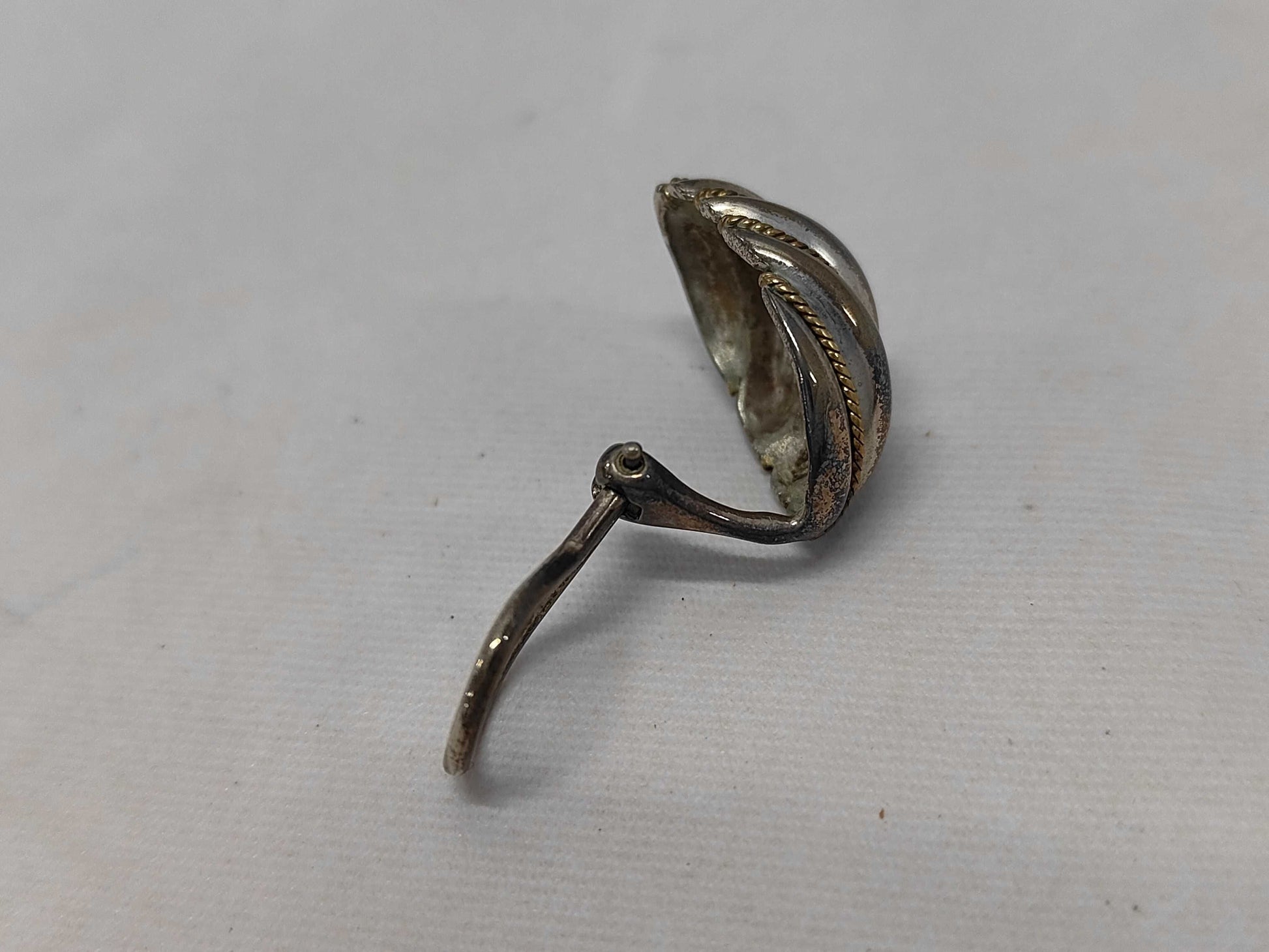 Tiffany & Co. Twisted Rope Dome Shell Earrings 750/925 Earrings